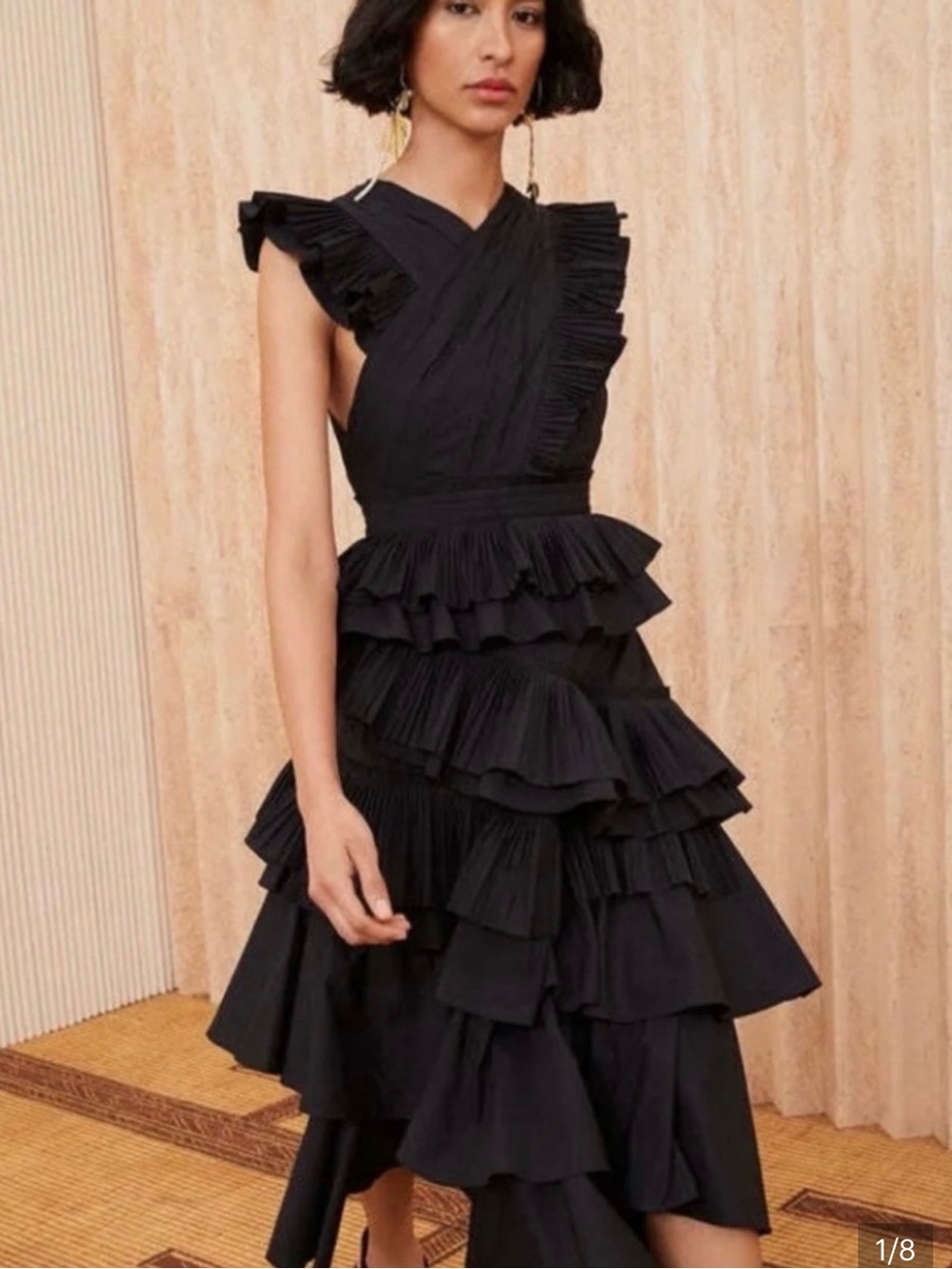 Ulla Johnson Aurore Dress in Noir
